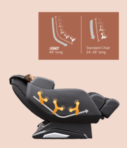 Daiwa Legacy Massage Chair: LS-track Quad Rollers