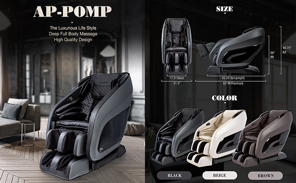 1. Titan Chair Apex AP – Zero Gravity Massage Chair
