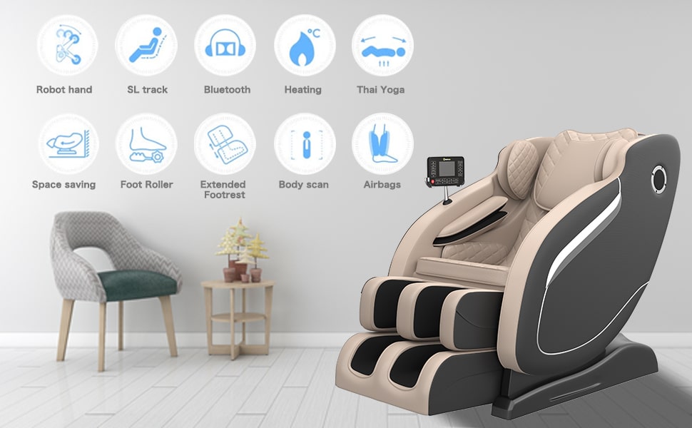 3. Real Relax Massage Chair, Thai Yoga Stretch 3D