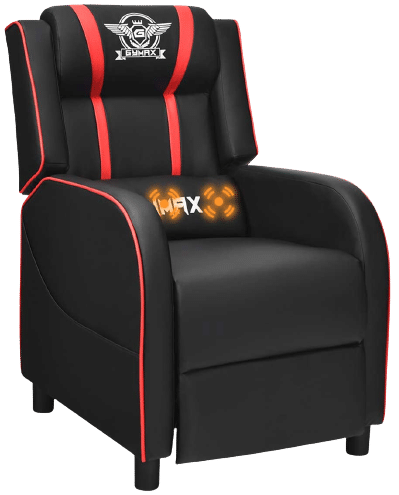 GYMAX Massage Gaming Recliner Chair