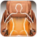 titan pro executive massage chair - Knee and Lower Back Heat Therapy
