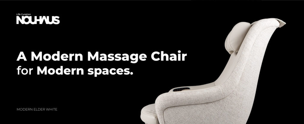 Nouhaus Modern Massage Chair with Ottoman
