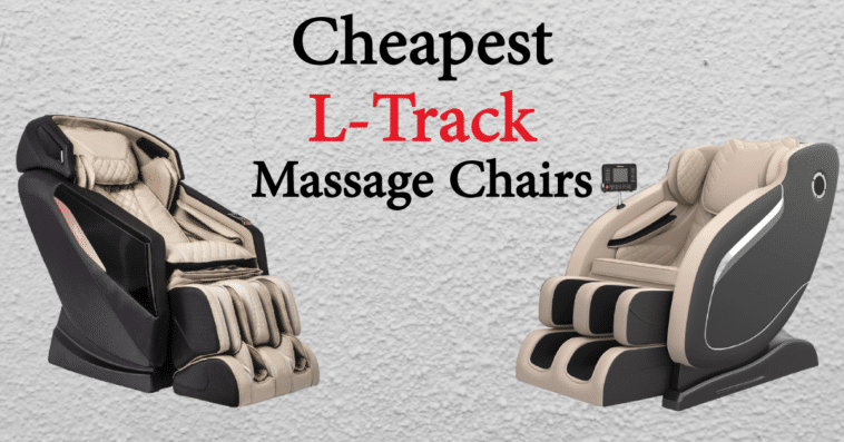 cheapest l-track massage chair