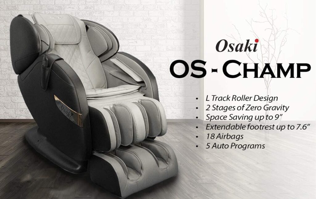 Osaki OS-Champ - best massage chair for legs and feet