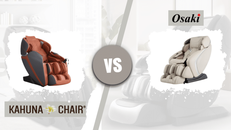 kahuna vs osaki massage chair