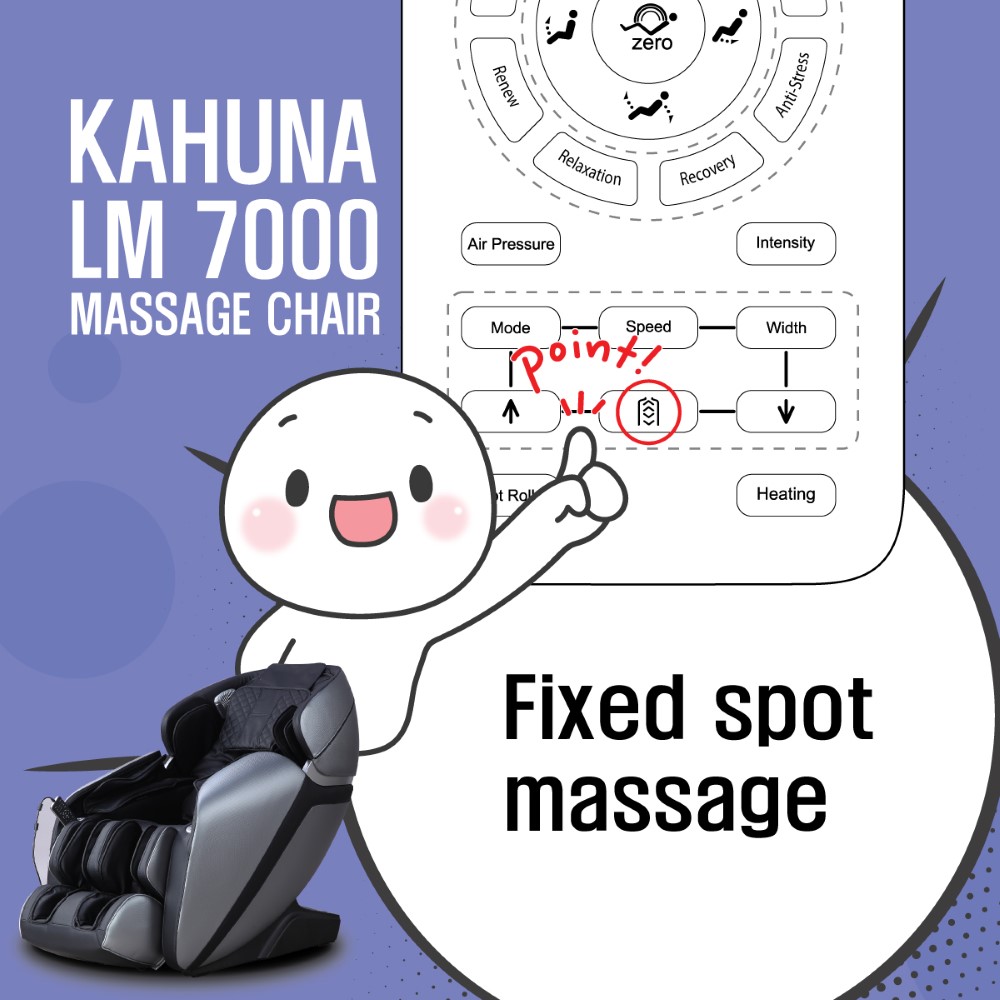 Kahuna LM-7000 Review - Fixed Spot Massage